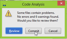 Code Analysis warning 